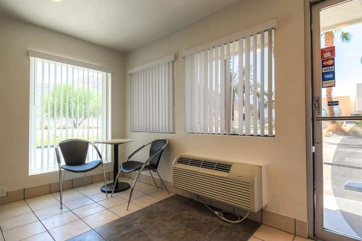 Lobby sitting area